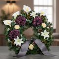 Kunstig calla med gul støvdrager, dekorative blomster, 35 cm, 10 stk. | Floristik24.dk