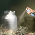 Sølvspray snespray glitter til vinduer og vinterdekoration 150ml | Floristik24.dk