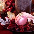 Juletræspynt macaron vedhæng 6 cm | Floristik24.dk